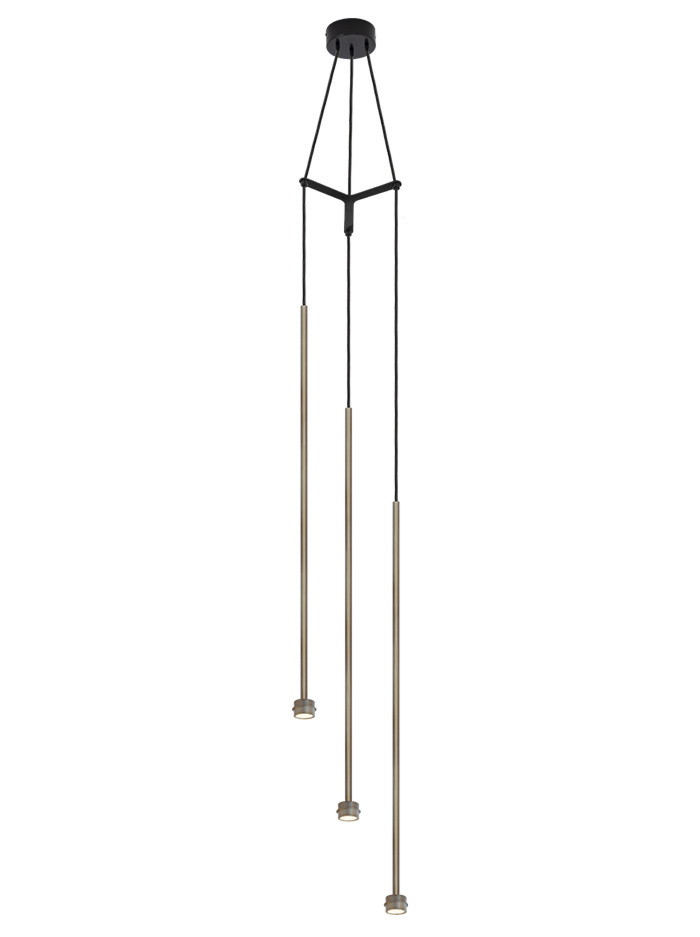 Bo 3L bronze hanging lamp designed by Grand & Johnson - Hanglampen