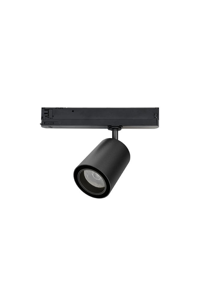 EXPO rail spot for 3-phase rail 28W 24° 2700K black TRIAC dimmable - Railverlichting