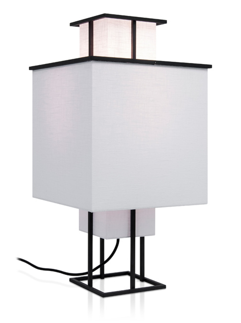 GO WITH THE FLOW table lamp E27 1-light black designed by Jan Des Bouvrie